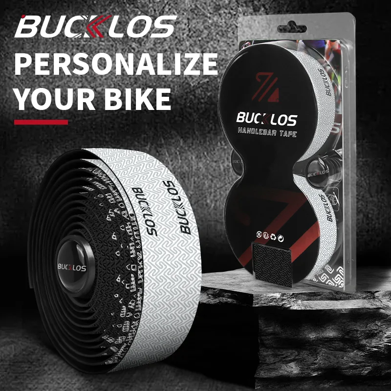 BUCKLOS Bike Bar Tapes Anti Slip Cycling Handlebar Cover Grips Shock Absorbing Bicycle Handles Tape Strap for Fixie Road Gravel