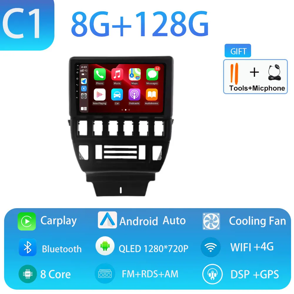Voor LADA Niva 1993-2020 Android 15 Auto Speler Centrale GPS Navigatie Multimedia Draadloze Carplay Stereo Scherm 4G BT Head Unit
