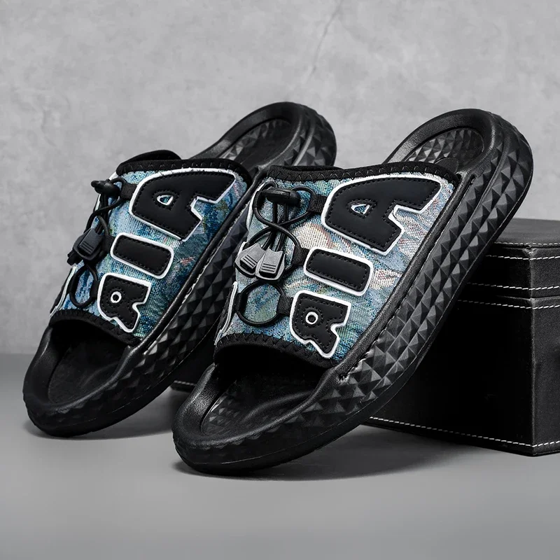 

Fashion Men's Casual New Summer Mixed Colour Sandals Slippers Shoes Lightweight Fashion Anti Slip Shoes Indoor Slippers Footwear