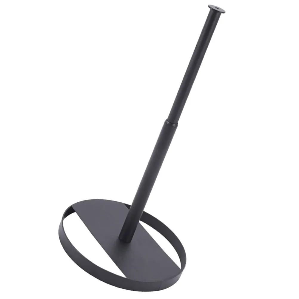 

Carbon Steel Paper Towel Holder Rack Bathroom Kitchen Toilet Roll Dispenser Sturdy Base Simple Design Long Use