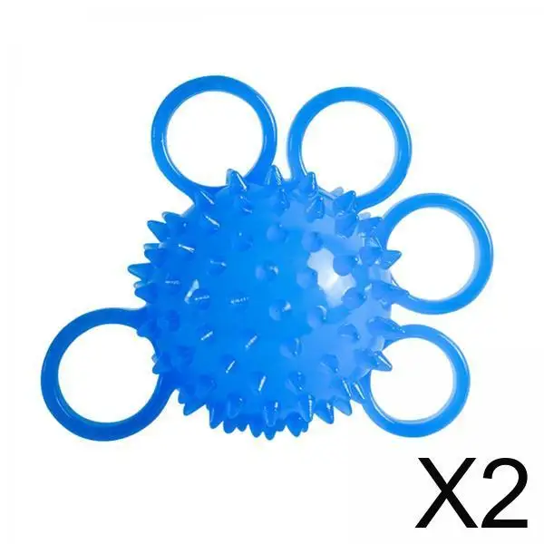 

Finger Strengthener Silicone Squeeze Ball Prickly Massager Hand Exercise Device for Finger Massage Training
