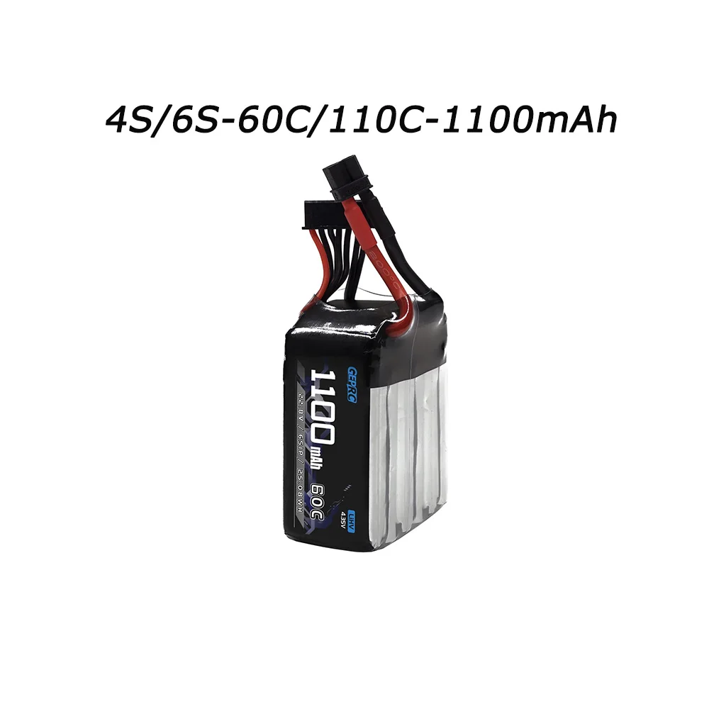 

GEPRC 4S/6S1100mAh 60C/110C 4.35V LiPo Battery Suitable For 3-5Inch Series Drone For RC FPV Quadcopter Freestyle Accessories