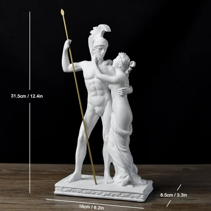 Cross-border Cladding Ancient Greece Muse Figure Sculpture Ornament Muse Statue Craft Gift Home Art Decoration