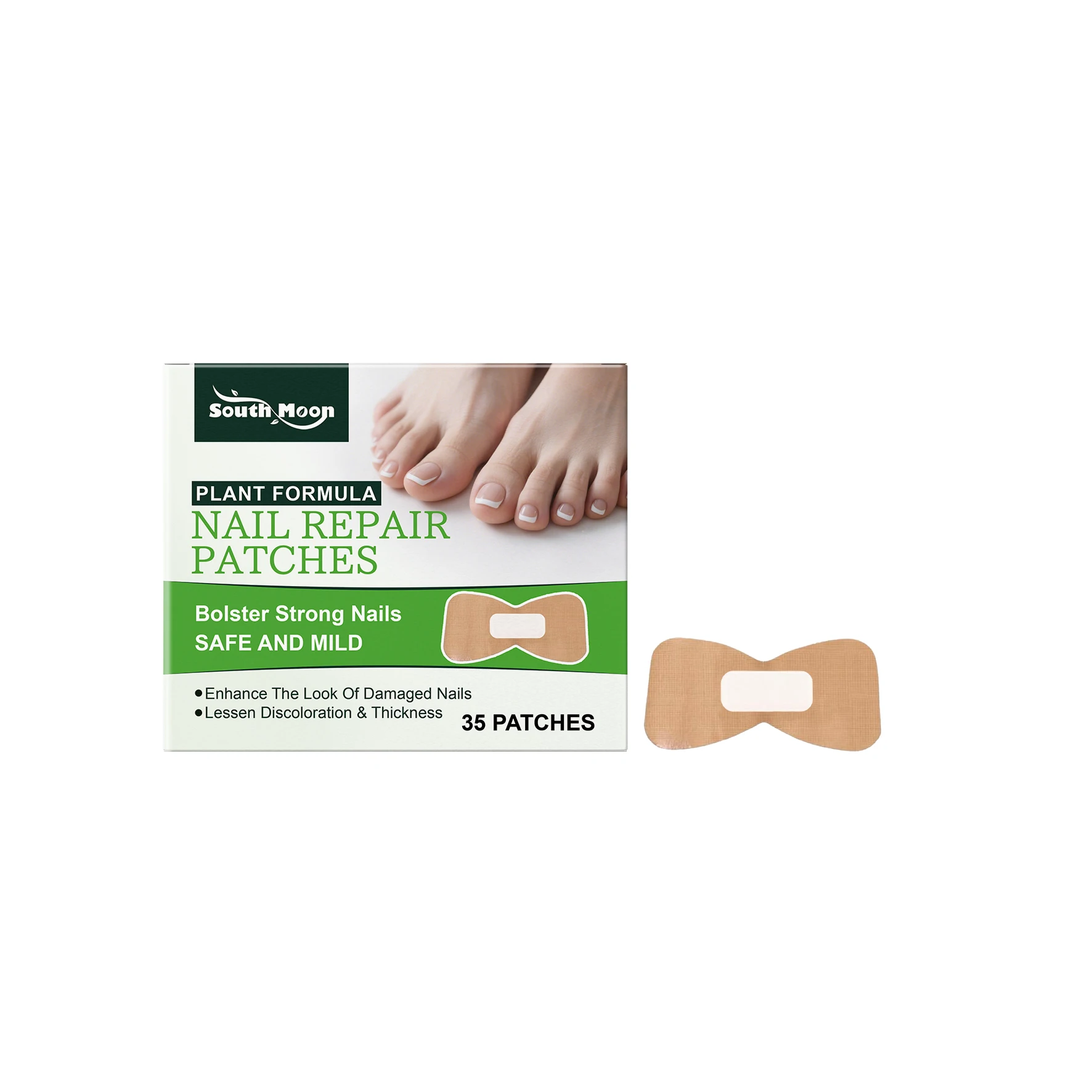 Nail care patches - Strengthen & Care for Damaged Nails,Safe Mild Care to Bolster Nails.35 patches