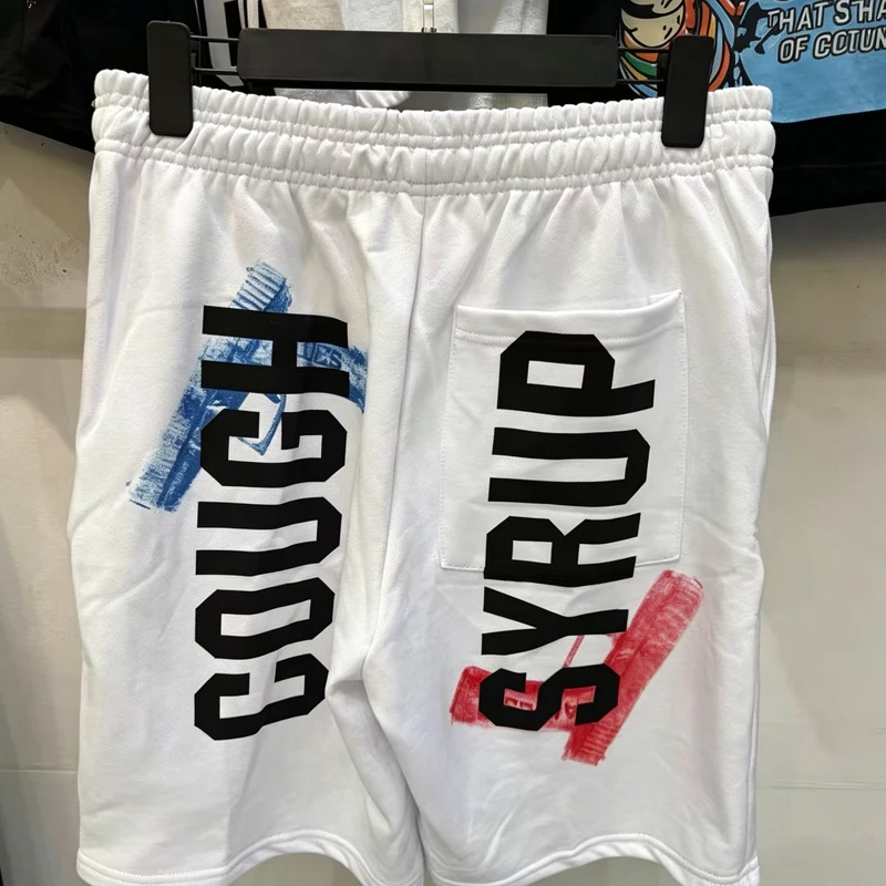 Streetwear Men's THAT'S A AWFUL LOT OF COUGH SYRUP Shorts High-quality Patterns Loose Sports Casual Shorts