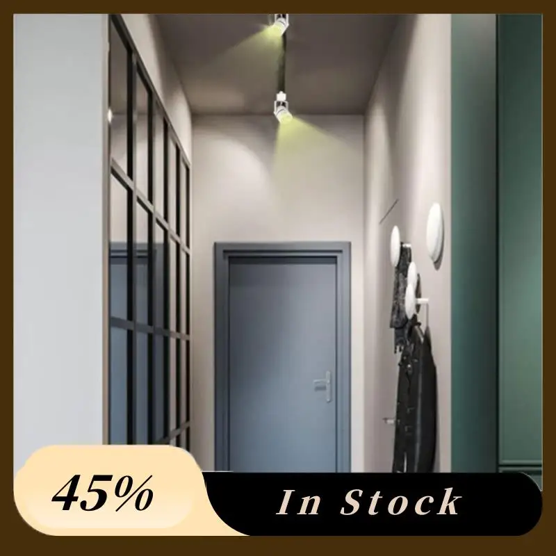 White Single RGBW Track Light 90-265V 3-Wire Track Head Aluminum With Colorful Remote Control For Bar