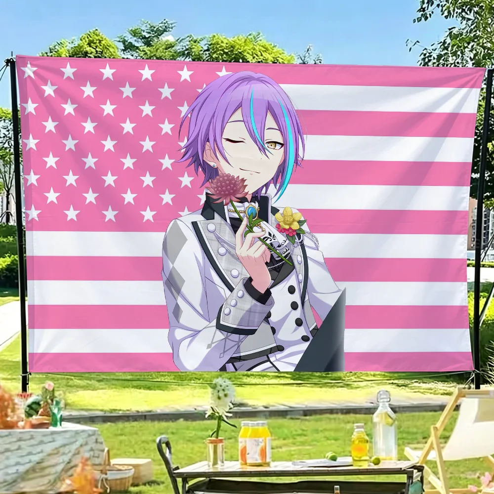 Singer Kamishiro R-Rui flag Room Decoration Wall Tapestry Hanging Aesthetic Bedrooms Advertising Banner