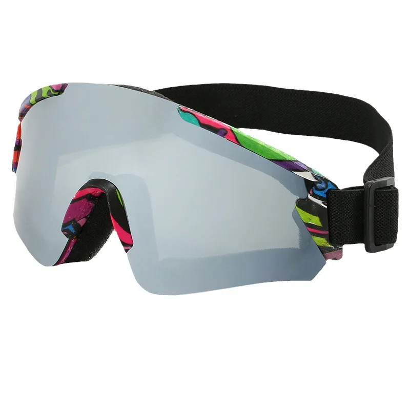 Unisex Men And Women Outdoor Sport Sunglasses Windproof Skiing Eyewear Colorful Goggles Glasses For Adult