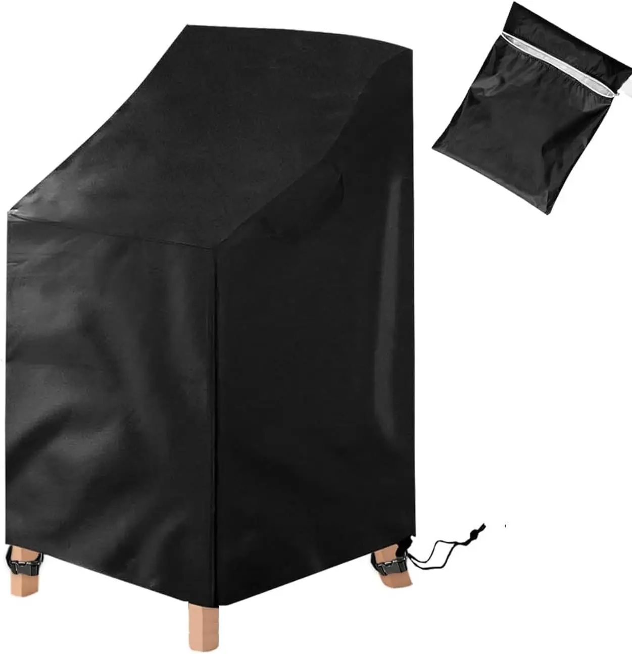 

New Stackable Patio Chair Cover Waterproof UV Resistant Outdoor Chair Cover Lawn Patio Furniture Covers Outdoor Stack Chairs