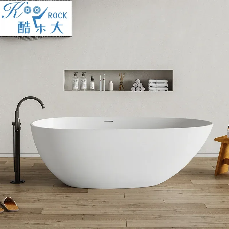 Bañera de resina de alto polímero PMMA de 150*78*56 cm con diseño sin costuras: compacta y elegante para hogares y hoteles pequeños