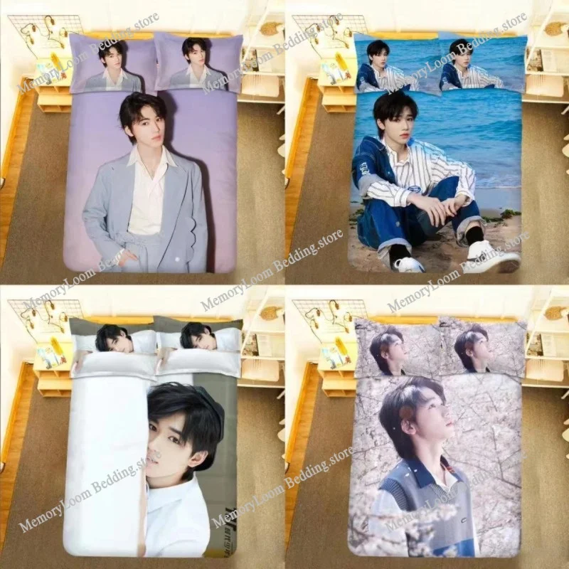 

TNT Song Yaxuan HD Poster Pillowcase+ Duvet Cover Single Dormitory Student Knit SYX Lifestyle Photos Double Bedding Set