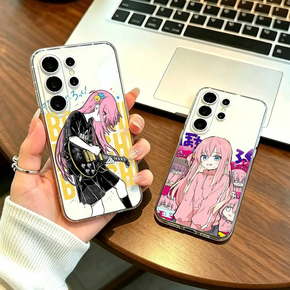 B-Bocchi the rock poster Phone Case For Samsung S25,S24,S21,S22,S23,S30,Ultra,S20,Plus,Fe Transparent Cover