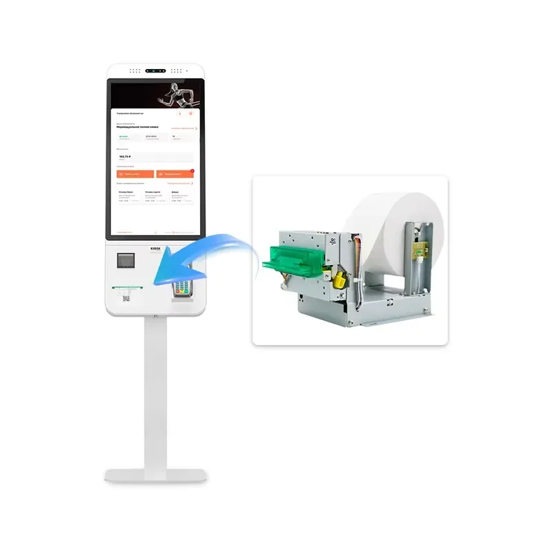 MASUNG MS-D347-TL Thermal Label Printer 80mm Mini Pos Android Ticket Receipt Print for Banking Machine Lmprimante Thermique