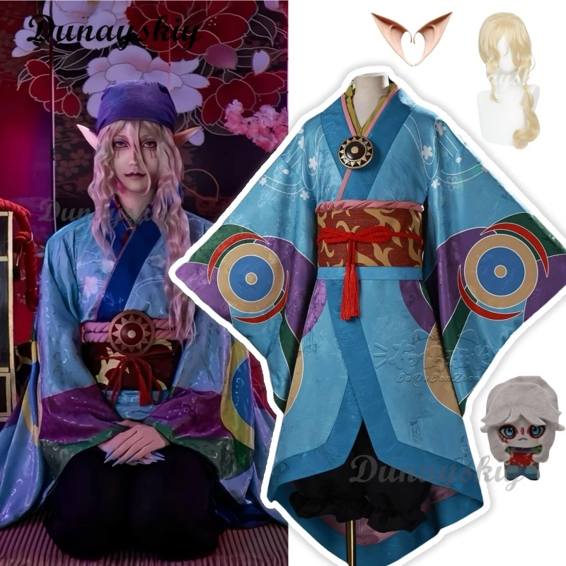 

Аниме Mononoke Medicine Продавец Ри Косплей Kusuri Manga Косплей Костюм Парик Хэллоуин Японский Унисекс Кимоно Одежда