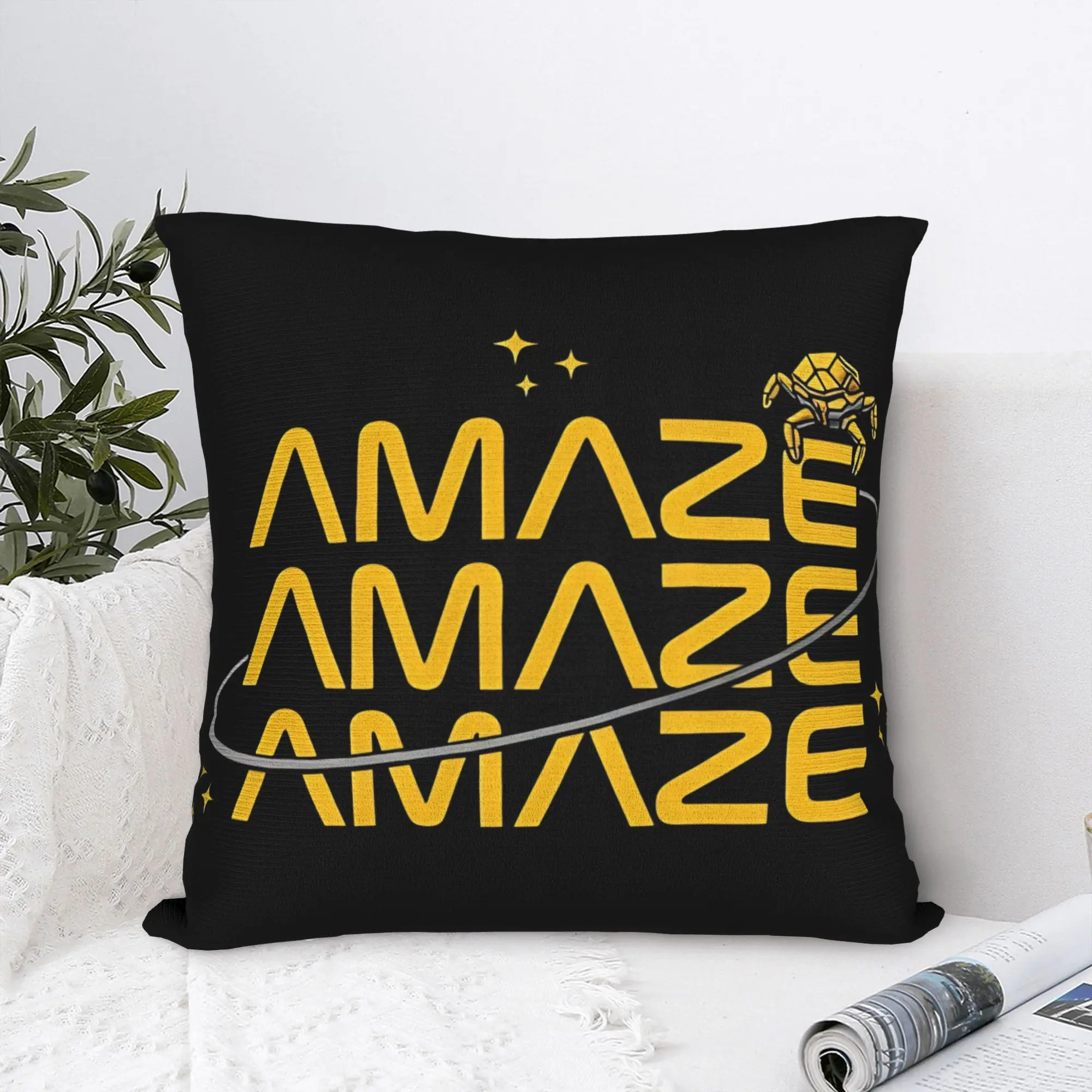 Project Hail Mary Rocky Rocky Amaze amaze Pillow Cover  Novelty Pillow Case For Sofa Couch Bed Living Room Soft Pillowcases