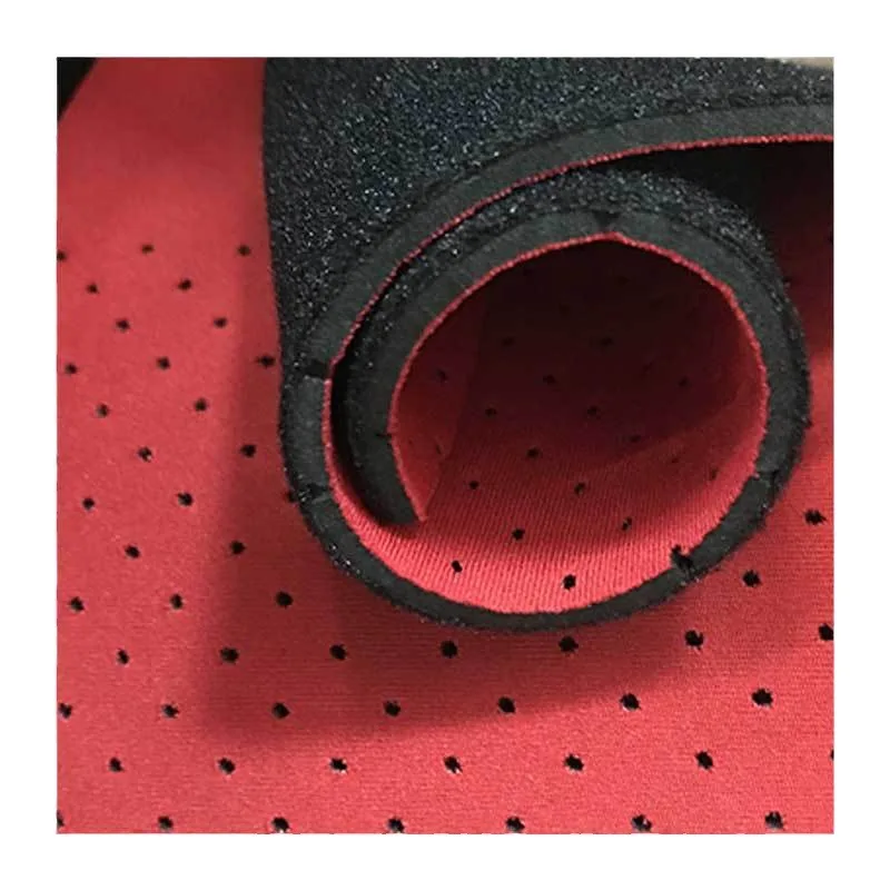 New 3mm neoprene material OK cloth perforated  cloth composite SBR neoprene OK cloth sewing