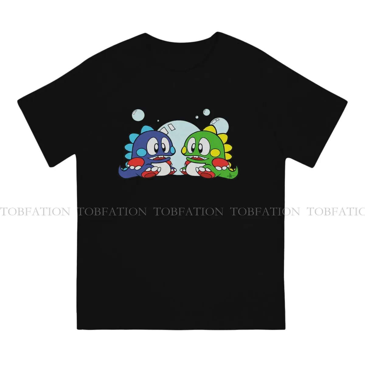 Bubbling Bubble Bobble Game Men T Shirt Cotton Punk O-Neck TShirt Harajuku Streetwear