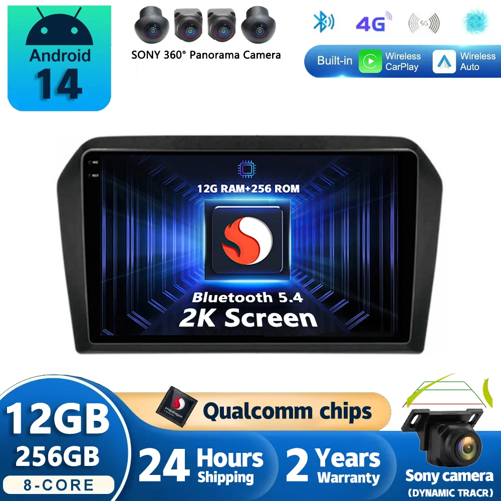 

Android 14 Car Radio For VW Volkswagen Jetta 2013 2014 2015 2016 2017 Navigation GPS Multimedia Player Stereo carplay Auto WiFi