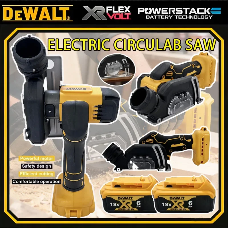 

Аккумуляторная угловая шлифмашина DeWALT 3 дюйма с рукояткой, электрическая отрезная мини-циркулярная пила, электроинструмент