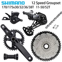 Grupo SHIMANO DEORE M6100 MTB de 12 velocidades con piñón RIRO XT 170/175x11-50/52t M6100