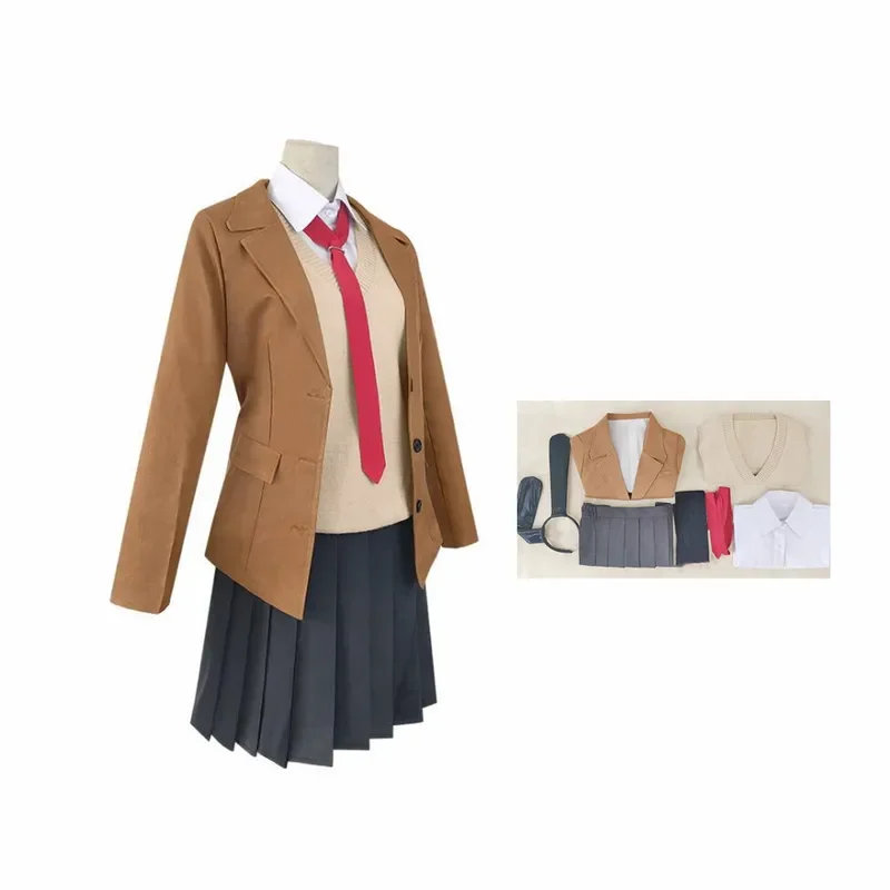 Anime Seishun Cosplay Fantasias, Yarou cego, Ajima Sakurma, Conjunto uniforme do jogo
