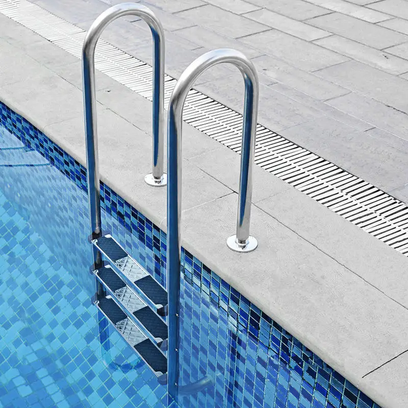 Escalera De Piscina De 3 Peldaños De Acero Inoxidable Para Piscinas Enterradas, Escalera De Seguridad Con Pasamanos Ergonómicos Y Peldaños Antideslizantes, Resistente A La Corrosión, Para Spa, Club Y Parque Acuático, Instalación Estable Y Segura — -57%, 195.4€ Coupon, from 147.40€ – 57% descuento – €147.40