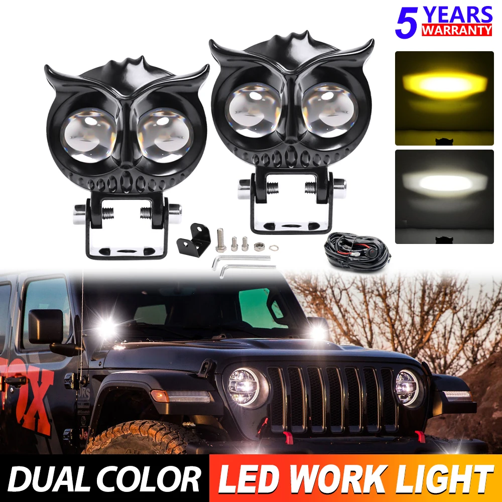 

HAOLIDE Car LED Light Bar 4x4 Offroad Spotlights for Truck Car SUV Boat Moto Forklift White Yellow 12V 24V Led Bar/Work Light