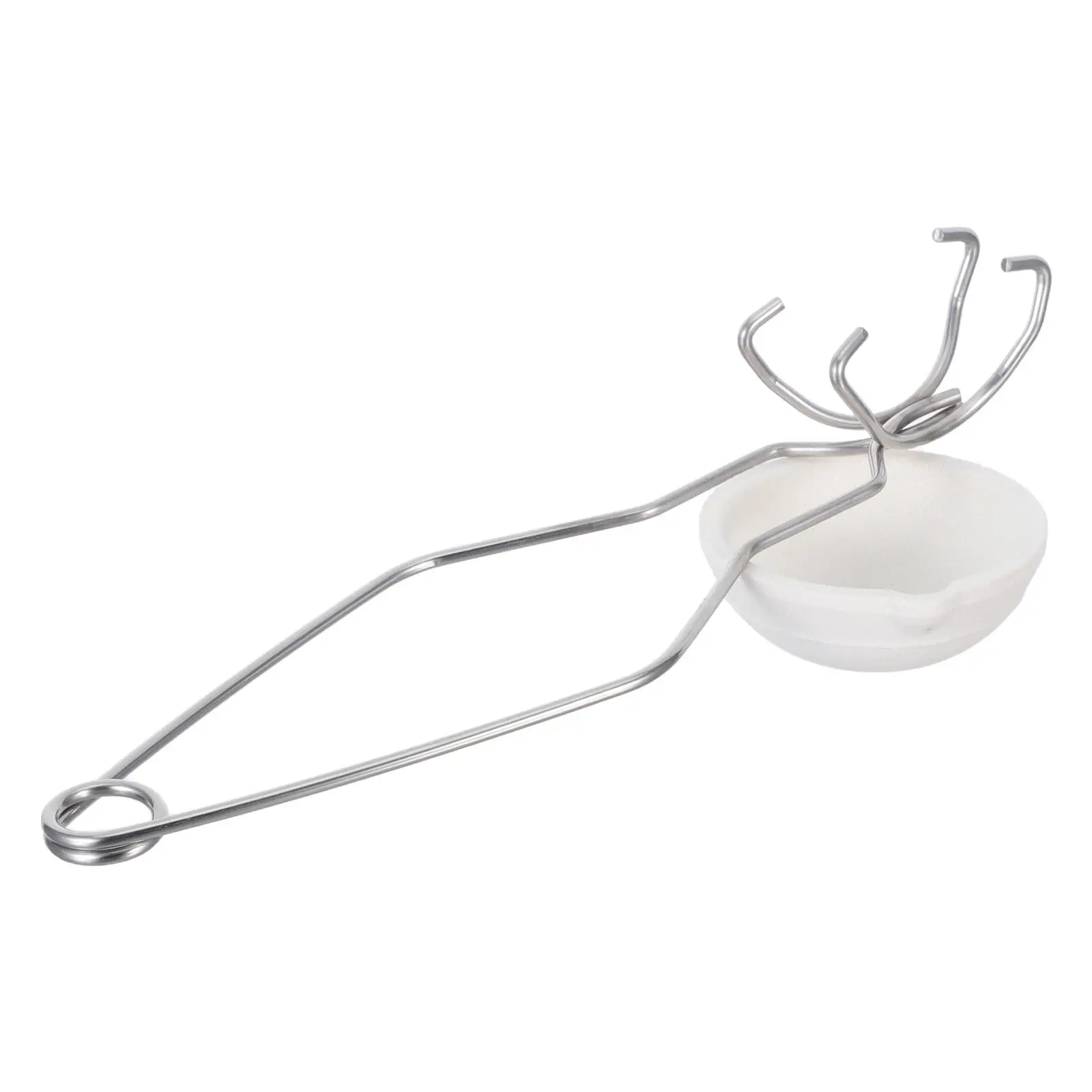 1Set Metal Melting Crucible Kit 250G Ceramic Jewelry Casting Bowl Dish Cup Professional Handheld Tongs for Gold Silver Copper