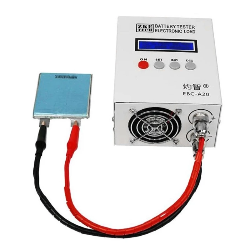 

EBC-A20 Battery Tester 30V 20A 85W Lithium Lead-acid Batteries Capacity Test 5A 20A Discharge Support PC Software