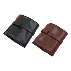 PU Leather Watch Roll Universal Holds 6 Wristwatches Jewelry Roll 6 Slots Portable Business Watch Packaging Watch Travel Case