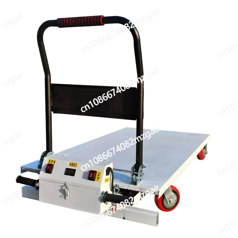 Portable on-board Handling Scissor Fork Mobile Flatbed Truck Self-body Climbing Platform Trolley Electric Hydraulic Lift