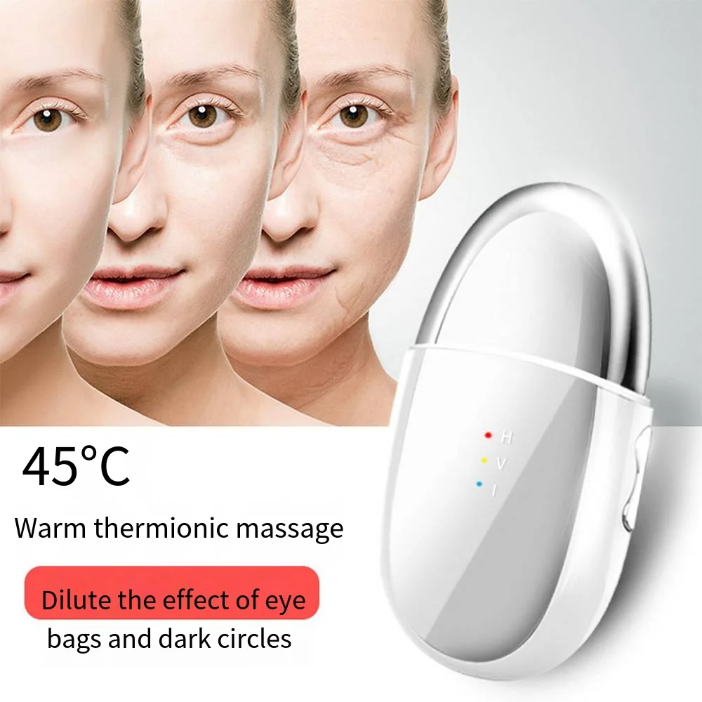 Eye Massager Negative Ion Electronic Hot Compress Eye Protector  Massage Glasses Fatigue Anti-Aging Pouch & Wrinkle Beauty Tool