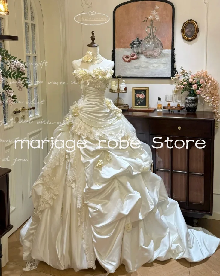 Ivory Retro Victorian Wedding Dress