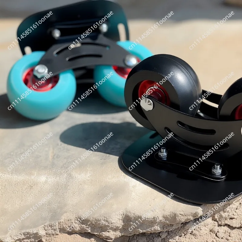 Steel plate drift plate, arc wheel split skateboard universal street brushing for adults and children