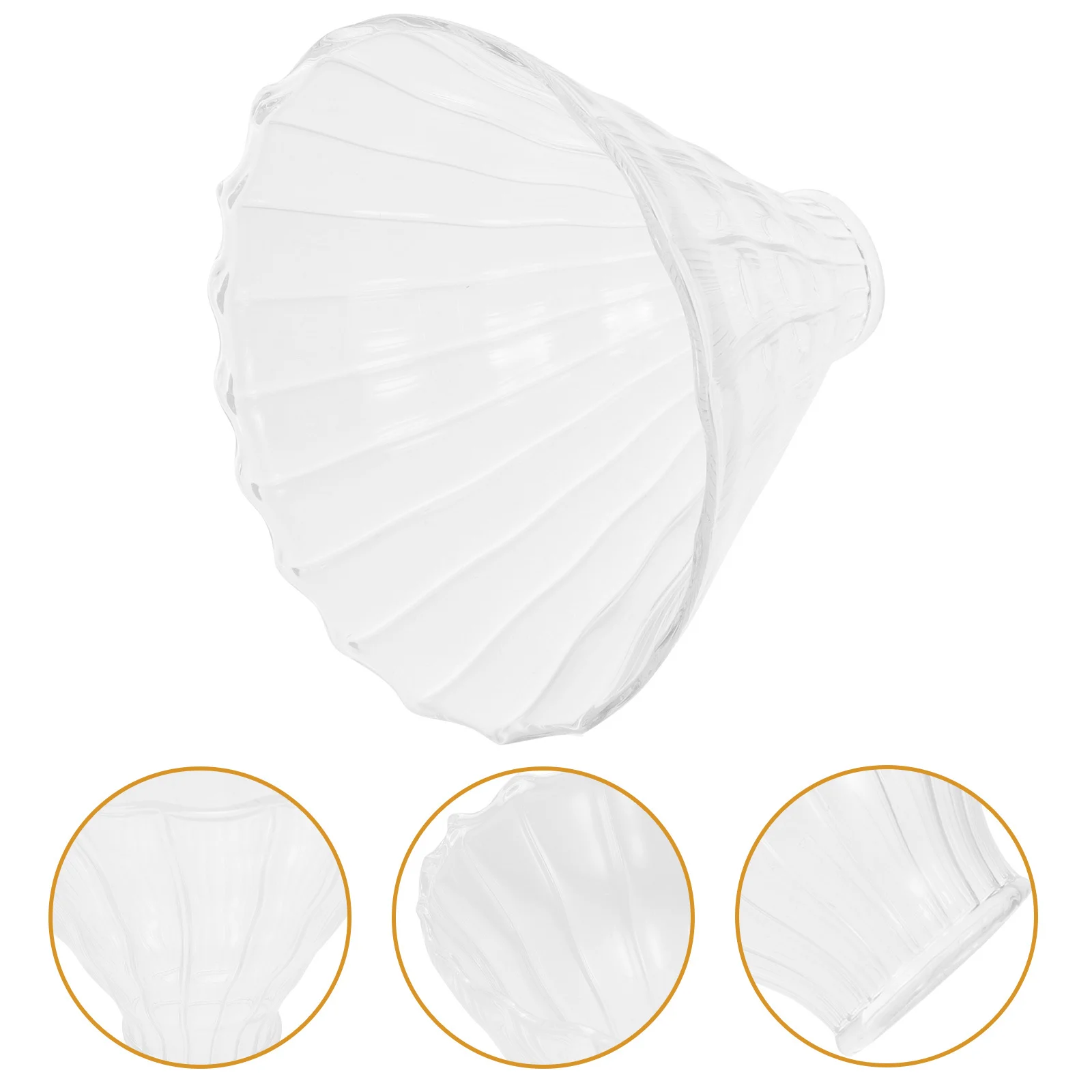 

2Pcs Large Heat-Resistant Glass Coffee Filter Dripper Suitable for Families Restaurants Hotels Glass Coffee Dripper