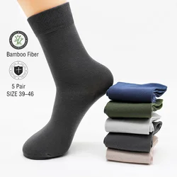 Bamboo Socks For Men Moisture Wicking Odor Eliminating Crew Work Socks Super Soft And Comfortable  Workout Socks Breathable
