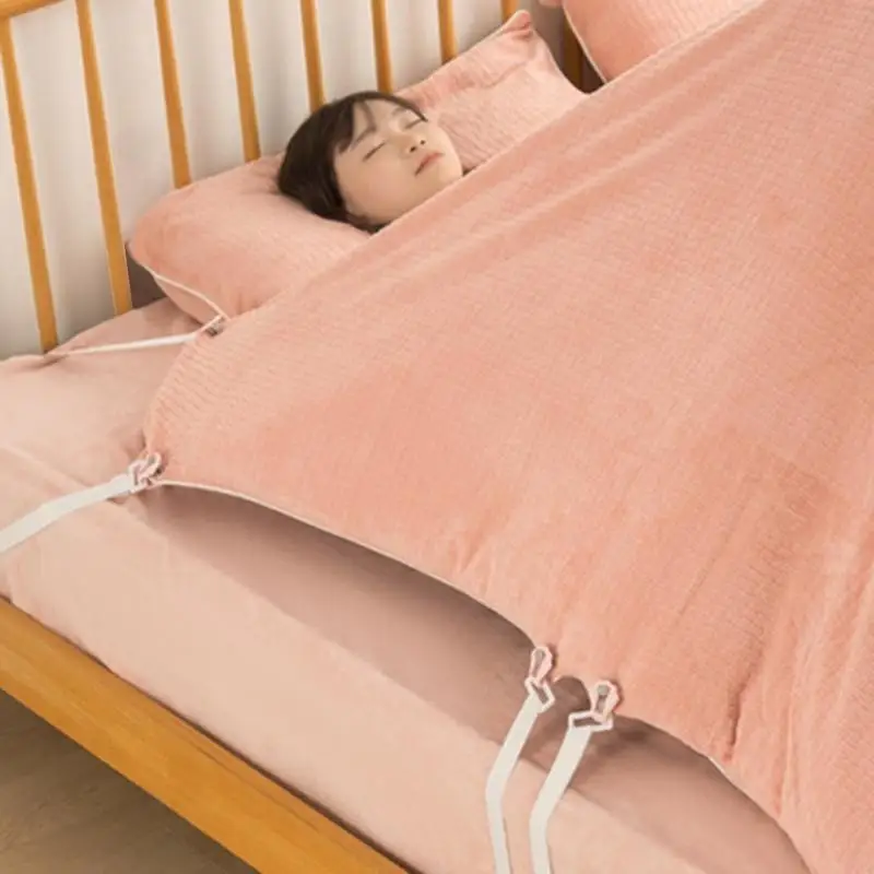 

54DF 2 шт. зажим для простыни, фиксирующий держатель для одеяла, ремень для плотного прилегания к кровати и дивану