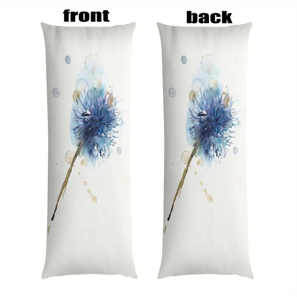 Super Soft Dual-Sided Print Body Pillow, 20.0x54.0 Inches - Suitable for Side and Back Sleepers, with Zipper Closure, Machine Wa