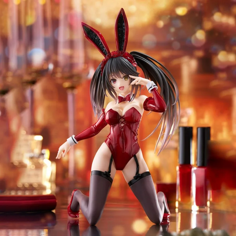 TAiTO TDATE A LIVE V Desktop Cute Kurumi Tokisaki Yatogami Tohka Takamiya Mio Bunny Girl Ver. لعبة مجسمة مجموعة شخصيات الحركة