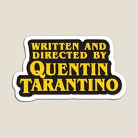 Directed By Tarantino  Magnet Cute Home Refrigerator Colorful Kids Magnetic Toy  for Fridge Organizer Stickers Baby Funny