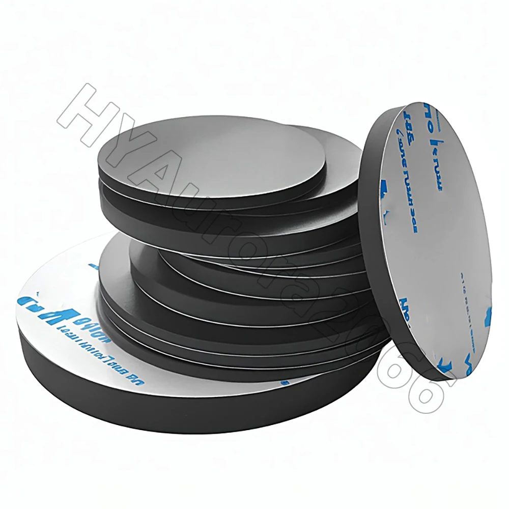Dia 4.5 - 16mm Round Self Adhesive Backing Silicone Rubber Furniture Pads Anti-Slip Shock-Absorbing Cushion Cabinet Feet Spacer