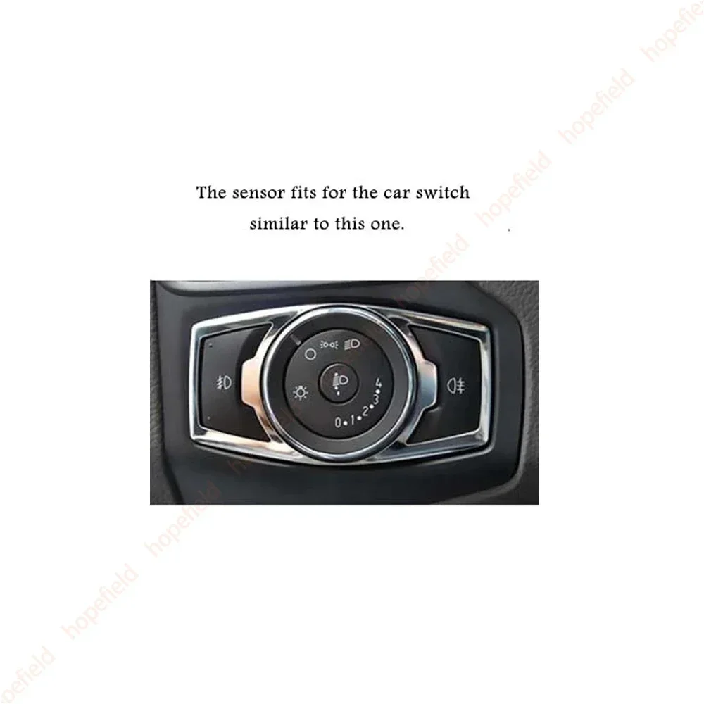 car Auto headlight switch fog light button beam dimmer module for Ford focus mk3 ST 2012-2018 upgrade accessories