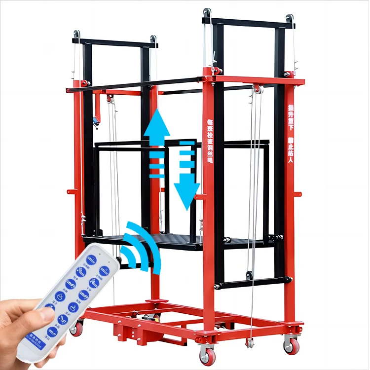 Hot Sales Scaffolding Mobile Lifter Electric Motorized Lifting Scaffolding Platform