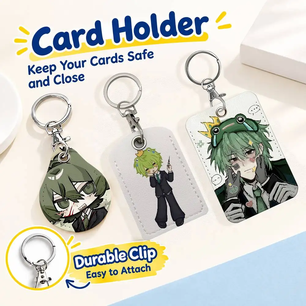 FOR Froggydude Card Holder Keychain Key Ring Door Lock Access Protective Case For Security Gift