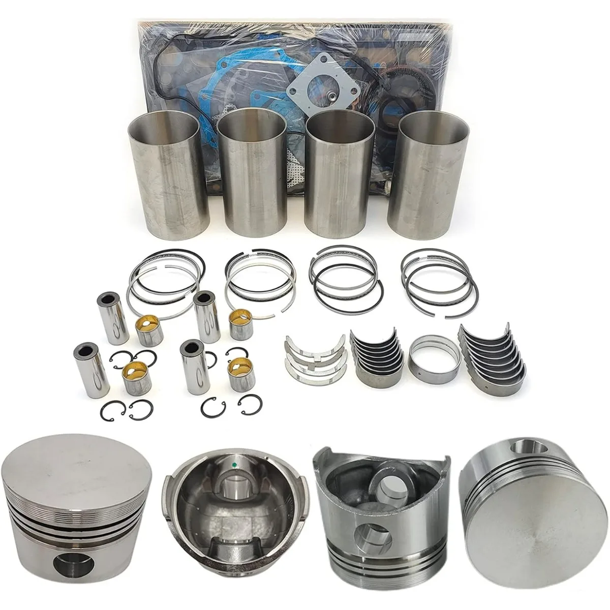 

V1200 Engine Overhaul Rebuild Kit (No valve set) Compatible For Kubota V1200 Engine B2150 B9200 Tractor RX275 RX2750 Loader