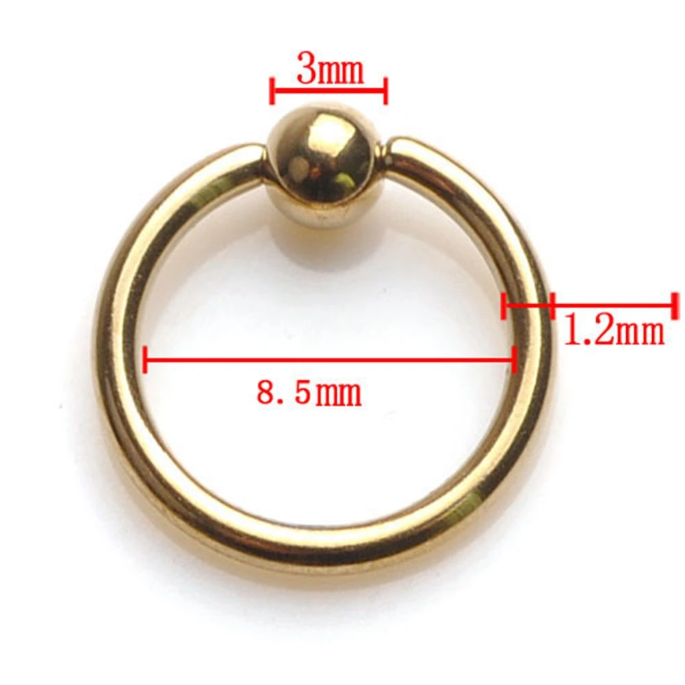 10pcs Silver Tongue Ring Set, Body Piercing