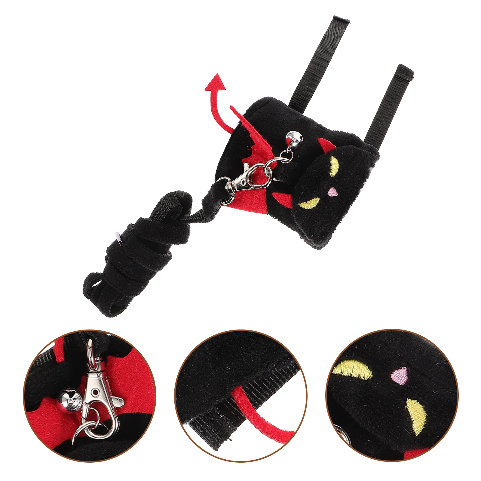 

Halloween Bunny Leash Set Comfortable Pet Harness for Rabbits Ferrets Cats Practical Outdoor Supplies Harness and Leash Set