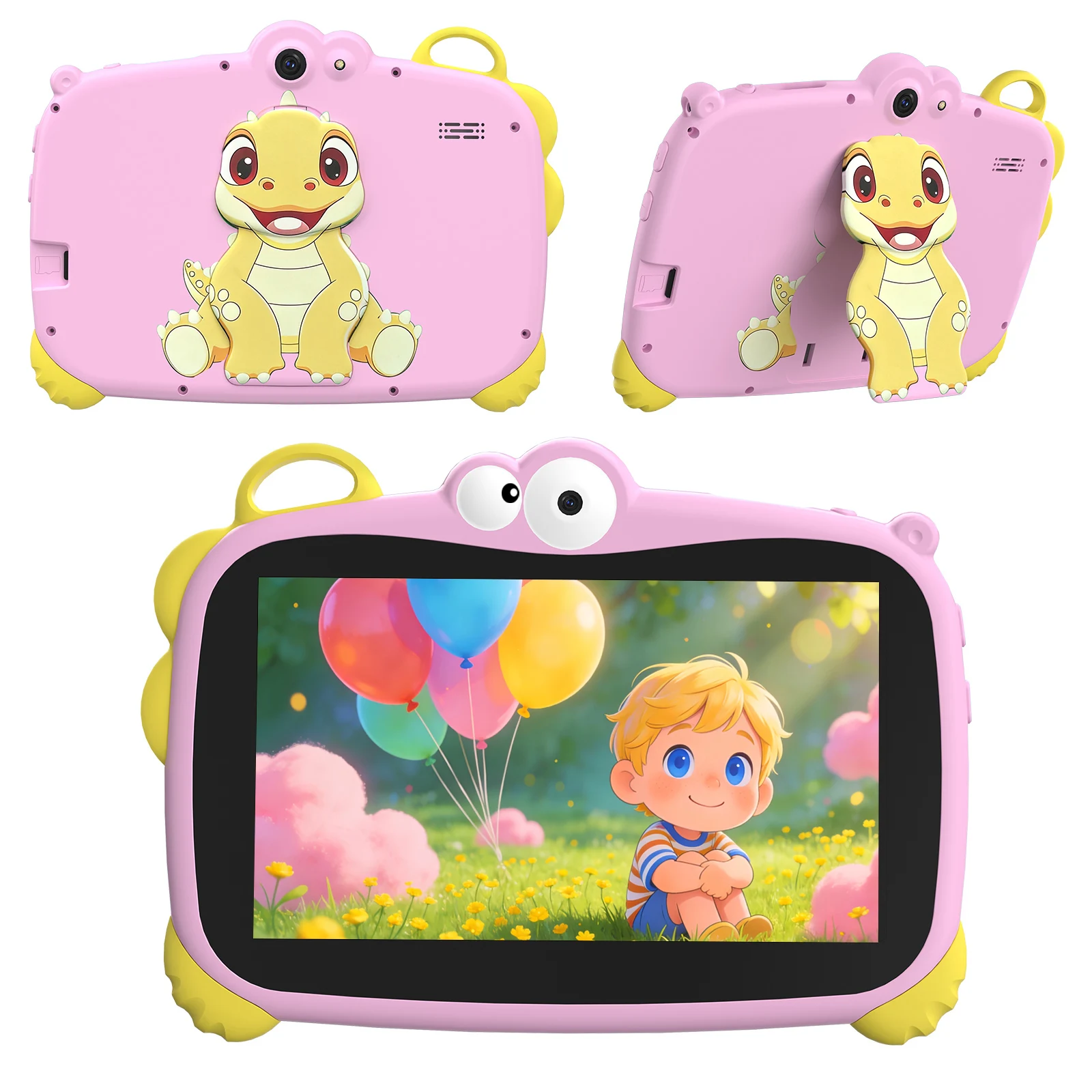 7-inch Android 13 children's tablet, IPS high-definition touchscreen dual camera 2+5MP children's tablet