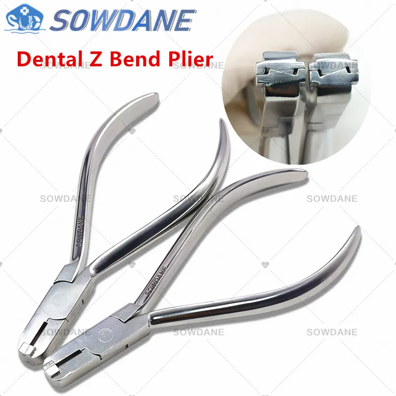 Stainless Steel Dental Ortho Z Bend Bending Plier Orthodontic Z-bend Plier Dentist Bent Forcep Instrument Tool Regular Type