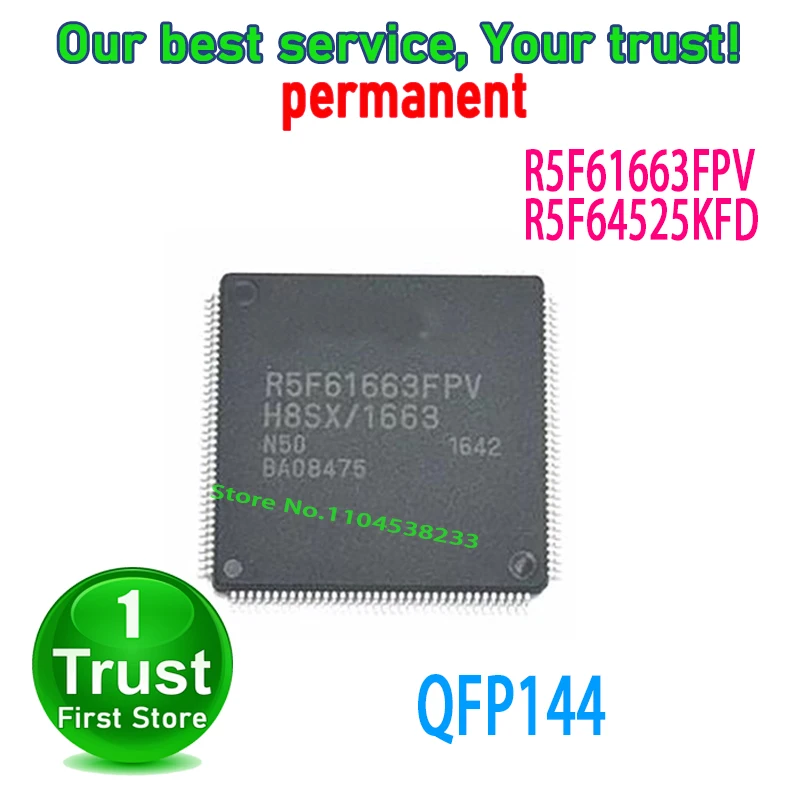 1PCS/LOTR5F61663FPV R5F64525KFD QFP144 NEW and Original in Stock